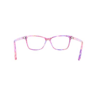 A20350(4) Unisex Spring Hinge multicolor marbled Acetate Full Rim Square Modern Sunglasses Eyewear