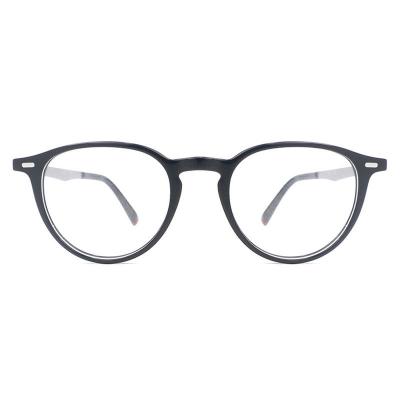 A20330(2) Unisex Scratch Resistant blue gradient Acetate Full Rim Round Modern Sunglasses Eyewear