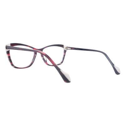 A20351(3) Women's Premium Quality tortoise with light blue accents Acetate Full Rim Cat Eye Modern Sunglasses Eyewear