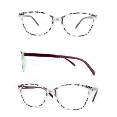 A20321 Women's Scratch Resistant white Acetate Full Rim Cat Eye Casual Sunglasses Eyewear