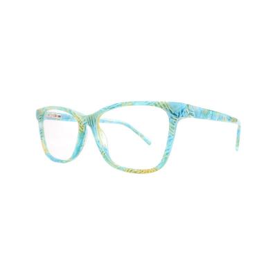 A20350(1) Unisex Spring Hinge multicolor marbled Acetate Full Rim Square Modern Sunglasses Eyewear