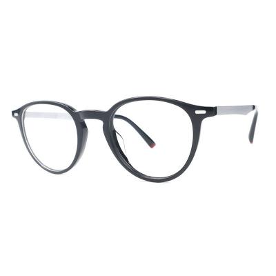 A20330(2) Unisex Scratch Resistant blue gradient Acetate Full Rim Round Modern Sunglasses Eyewear