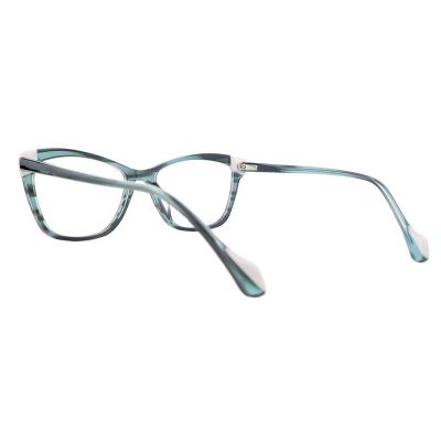 A20351(2) Women's UV400 Protection tortoise with light blue accents Acetate Full Rim Cat Eye Modern Sunglasses Eyewear