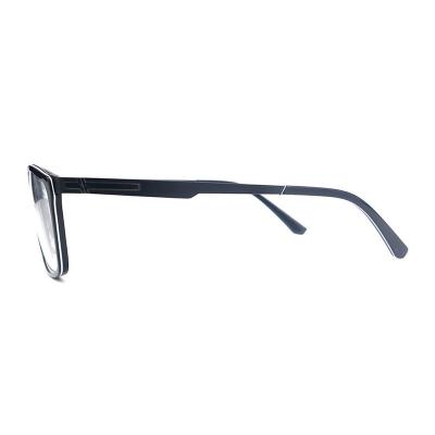 A20336(1) Unisex Scratch Resistant black Acetate Full Rim Square Modern Sunglasses Eyewear
