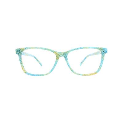 A20350(1) Unisex Spring Hinge multicolor marbled Acetate Full Rim Square Modern Sunglasses Eyewear