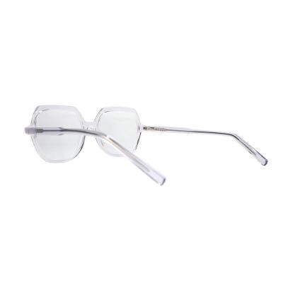 A20324(1) Women's UV400 Protection crystal Acetate Full Rim Geometric Modern Sunglasses Eyewear