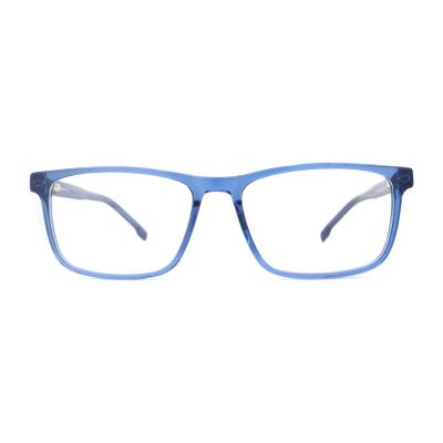 A20331(1) Unisex Lightweight blue Acetate Full Rim Square Modern Sunglasses Eyewear