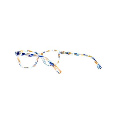 A20350(3) Unisex Durable multicolor marbled Acetate Full Rim Square Modern Sunglasses Eyewear
