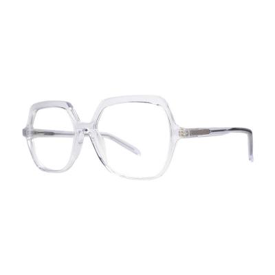 A20324(1) Women's UV400 Protection crystal Acetate Full Rim Geometric Modern Sunglasses Eyewear