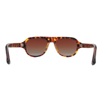 A11022(1) Unisex Polarized tortoise Acetate Full Rim Aviator Vintage Sunglasses Eyewear