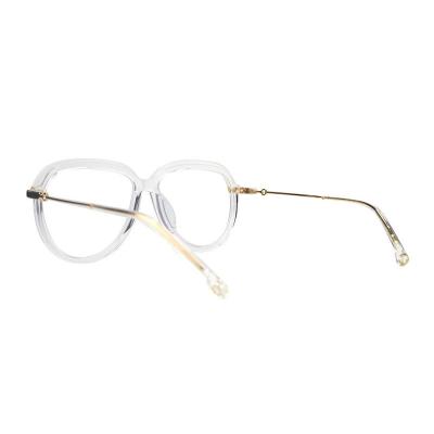 A20328(1) Unisex Hand Polished crystal Acetate Full Rim Oval Modern Sunglasses Eyewear
