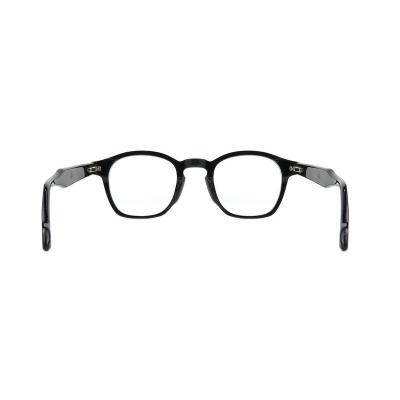 A20356(1) Unisex Spring Hinge black Acetate Full Rim Square Modern Sunglasses Eyewear