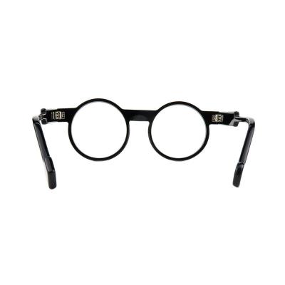 A20359(1) Unisex Durable black Acetate Full Rim Round Modern Sunglasses Eyewear