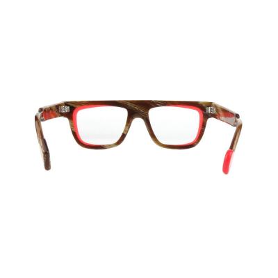 A20364(4) Unisex UV400 Protection crystal blue Acetate Full Rim Square Modern Sunglasses Eyewear