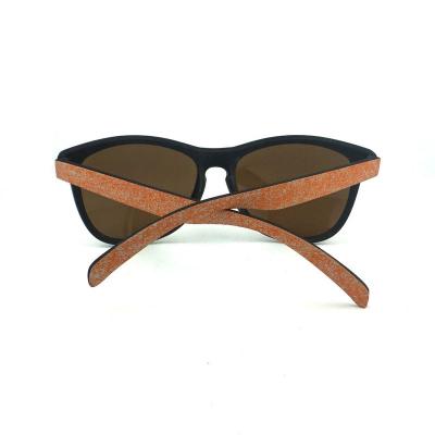 H10213 Unisex Polarized orange Hybrid Full Rim Wayfarer Casual Sunglasses Eyewear