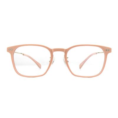 A20369(1) Women's Hand Polished pink Acetate Full Rim Square Modern Sunglasses Eyewear