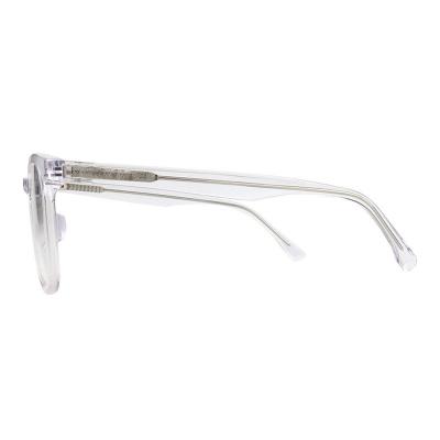A20367(1) Unisex Lightweight crystal Acetate Full Rim Wayfarer Modern Sunglasses Eyewear