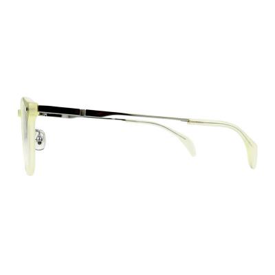 A20368(2) Unisex Polarized matte dark green Acetate Full Rim Round Modern Sunglasses Eyewear