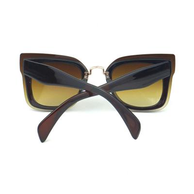 H10215 Women's Hand Polished tortoise Hybrid Full Rim Butterfly Vintage Sunglasses Eyewear
