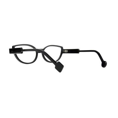 A20360(1) Women's UV400 Protection black Acetate Full Rim Cat Eye Modern Sunglasses Eyewear