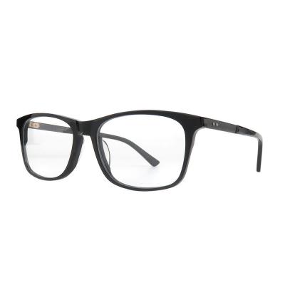 A20363(1) Unisex Polarized black Acetate Full Rim Square Modern Sunglasses Eyewear