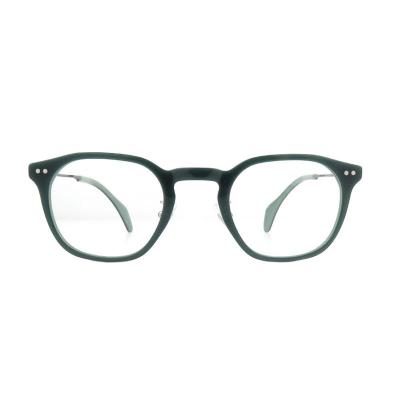 A20368(1) Unisex Lightweight matte dark green Acetate Full Rim Round Modern Sunglasses Eyewear