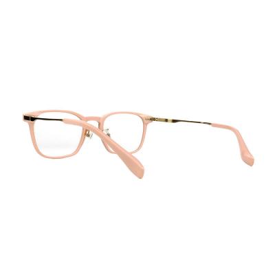 A20369(1) Women's Hand Polished pink Acetate Full Rim Square Modern Sunglasses Eyewear