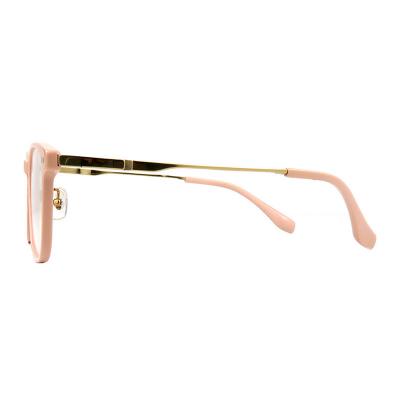 A20369(1) Women's Hand Polished pink Acetate Full Rim Square Modern Sunglasses Eyewear