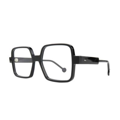 A20358(1) Unisex UV400 Protection black Acetate Full Rim Square Modern Sunglasses Eyewear