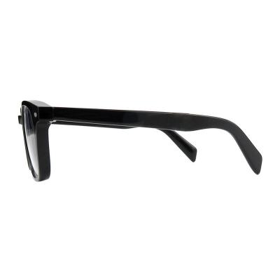 A20357(1) Unisex Lightweight black Acetate Full Rim Wayfarer Vintage Sunglasses Eyewear