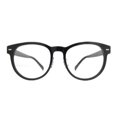 A20370(1) Unisex Scratch Resistant black Acetate Full Rim Round Modern Sunglasses Eyewear