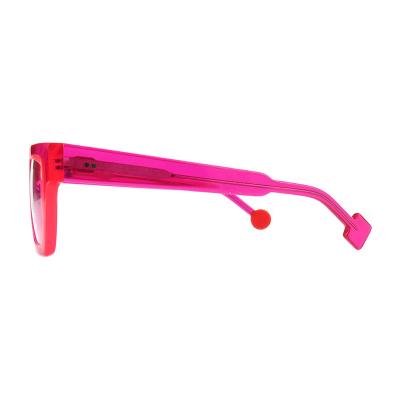 A20364(2) Unisex Lightweight crystal blue Acetate Full Rim Square Modern Sunglasses Eyewear