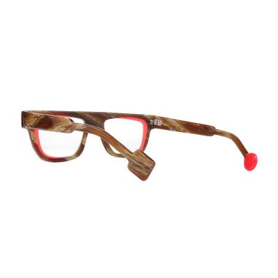 A20364(4) Unisex UV400 Protection crystal blue Acetate Full Rim Square Modern Sunglasses Eyewear