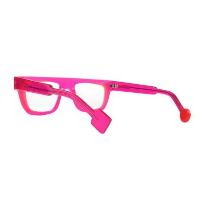 A20364(2) Unisex Lightweight crystal blue Acetate Full Rim Square Modern Sunglasses Eyewear