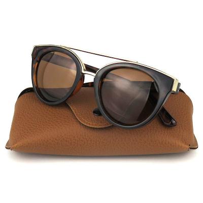 H10278-1 Women's Spring Hinge tortoiseshell Hybrid Full Rim Cat Eye Vintage Sunglasses Eyewear