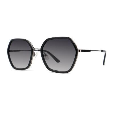 H10319(3) Women's Premium Quality burgundy/wine red Hybrid Full Rim Geometric Modern Sunglasses Eyewear