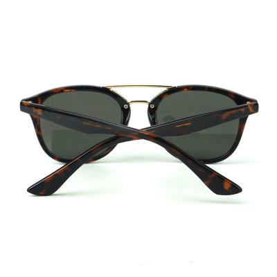 H10268 Unisex Lightweight tortoise Hybrid Full Rim Fashion Vintage Sunglasses Eyewear