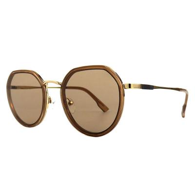 H10319(4) Women's Scratch Resistant burgundy/wine red Hybrid Full Rim Geometric Modern Sunglasses Eyewear