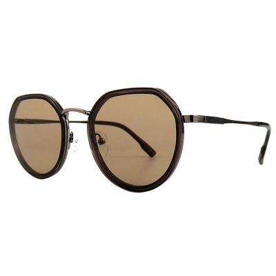 H10319(5) Women's UV400 Protection burgundy/wine red Hybrid Full Rim Geometric Modern Sunglasses Eyewear