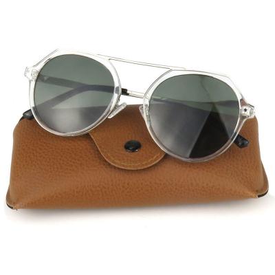 H10300 Unisex Premium Quality transparent Hybrid Full Rim Fashion Modern Sunglasses Eyewear