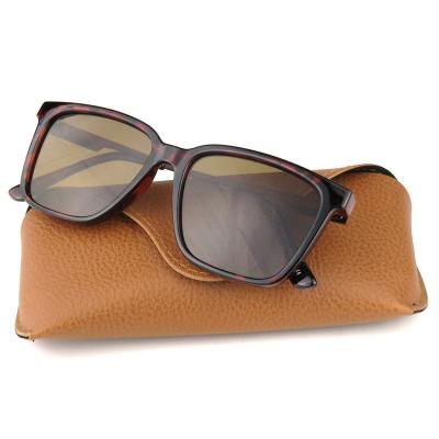 H10304-1 Unisex Spring Hinge tortoiseshell Hybrid Full Rim Wayfarer Vintage Sunglasses Eyewear