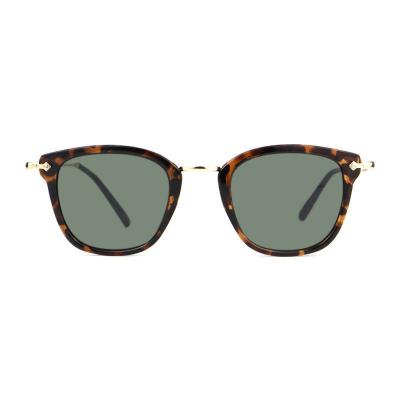 H10317(2) Unisex Scratch Resistant clear/transparent Hybrid Full Rim Square Modern Sunglasses Eyewear
