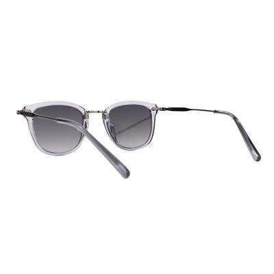 H10317(3) Unisex Scratch Resistant clear/transparent Hybrid Full Rim Square Modern Sunglasses Eyewear