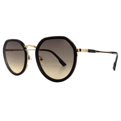 H10319(6) Women's Spring Hinge burgundy/wine red Hybrid Full Rim Geometric Modern Sunglasses Eyewear