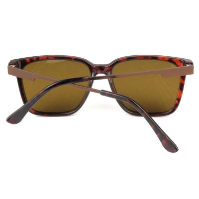 H10304-1 Unisex Spring Hinge tortoiseshell Hybrid Full Rim Wayfarer Vintage Sunglasses Eyewear