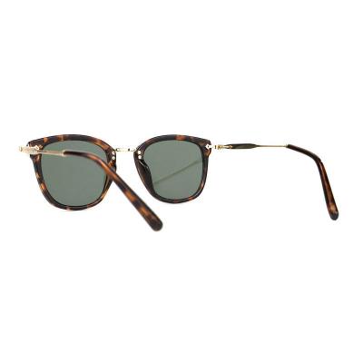 H10317(2) Unisex Scratch Resistant clear/transparent Hybrid Full Rim Square Modern Sunglasses Eyewear