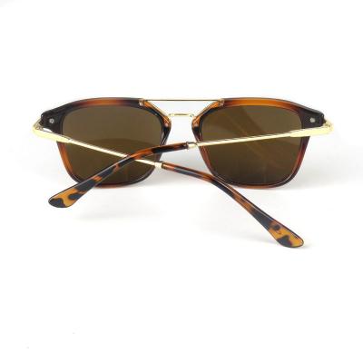 H10312 Unisex Premium Quality tortoise Hybrid Full Rim Square Vintage Sunglasses Eyewear
