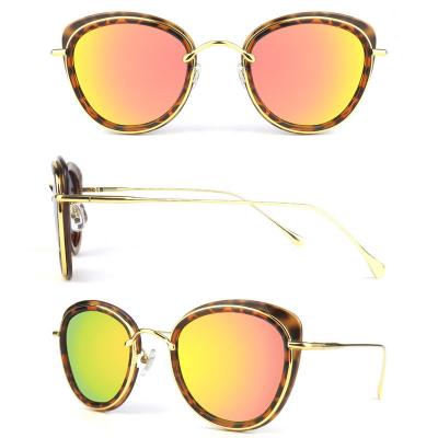 H10297 Women's Premium Quality tortoise Hybrid Full Rim Cat Eye Vintage Sunglasses Eyewear