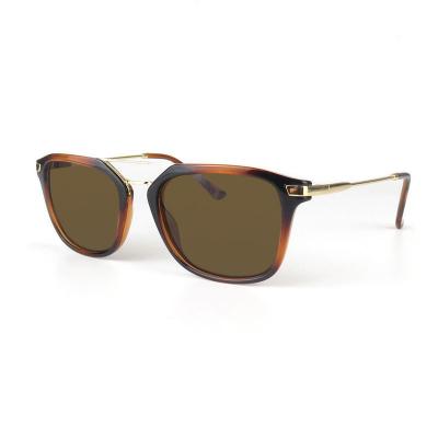 H10312 Unisex Premium Quality tortoise Hybrid Full Rim Square Vintage Sunglasses Eyewear