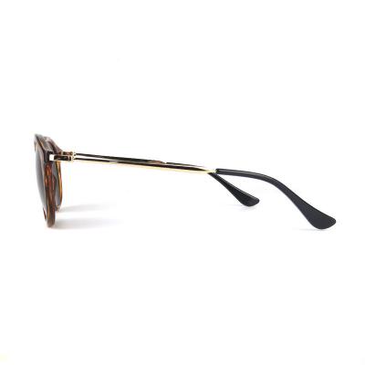 H10311 Unisex Lightweight tortoise Hybrid Full Rim Round Vintage Sunglasses Eyewear